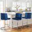 Tabouret de comptoir rembourré 26 po Bittencourt-678341495-710901363