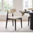 Solid Oak Modern Assembled Upholstered Dining Chair-939080953