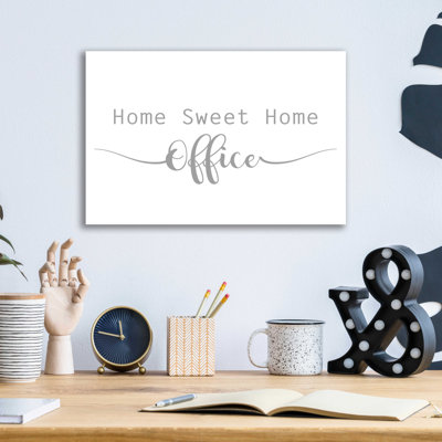 'Home Sweet Home Office' by Lauren Rader, Acrylic Glass Wall Art