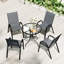 Round 5 - Pieces 4 - Person 80Cm L Outdoor Table Set-1313127778