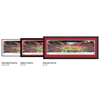 2025 CFP Champions, Indiana Hoosiers - Deluxe Frame