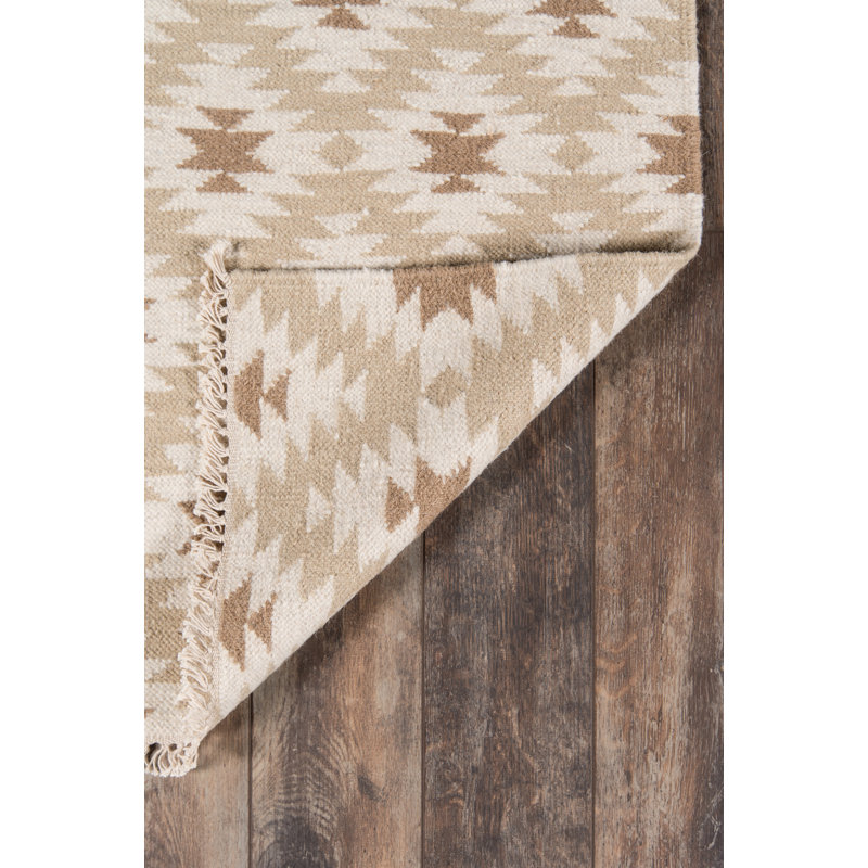 Thompson Wool Geometric Area Rug, Rectangle 7'6" x 9'6"