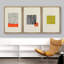Abstract Lines - 3 Piece Floater Frame Graphic Art Print Set on Canvas-417358178-417358204