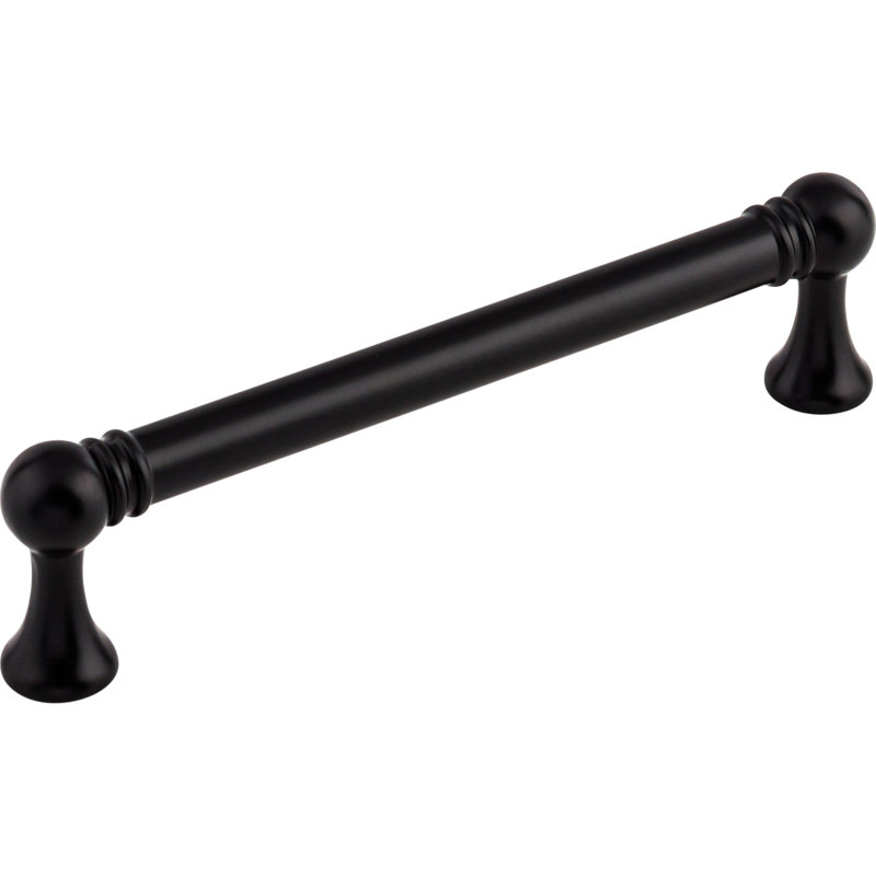 Kara Bar pull, Flat Black, 5 1/16"