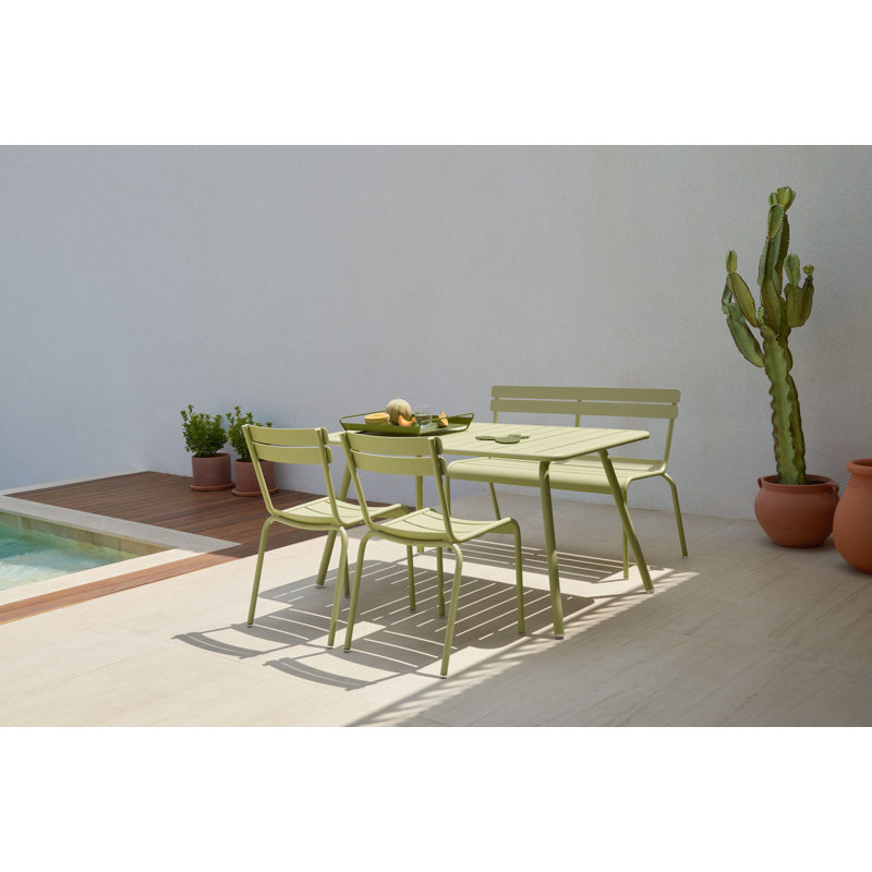Chaise de salle à manger de jardin empilable Luxembourg, Cactus, 4