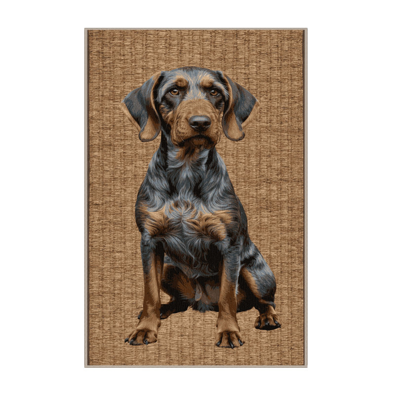  Tapis lavable allemand à poils longs, Rectangulaire 2 pi x 3 pi