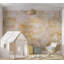 Papier peint abstrait - Structure orange-1251240444