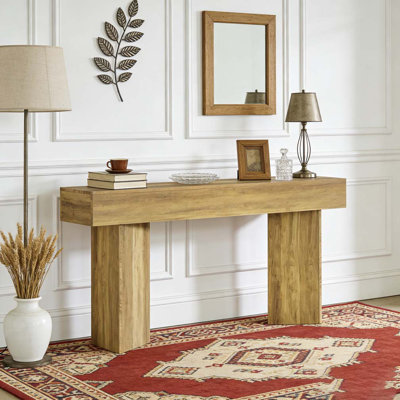 Table d'appoint rustique, console compacte