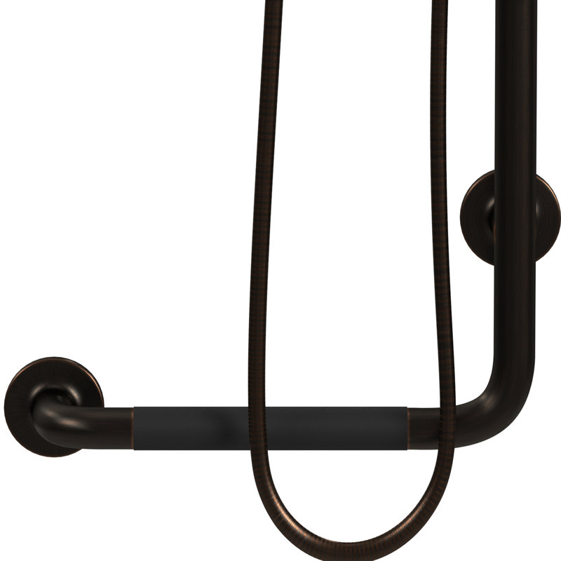 Barre coulissante PULSE ShowerSpas Ergo, Bronze frotté à l'huile