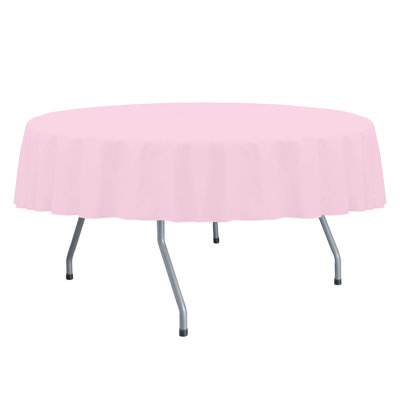 Yasser Khalil Solid Color Round Tablecloth