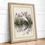 Irises in Reflection Botanical - Framed Print-906718418-906718422