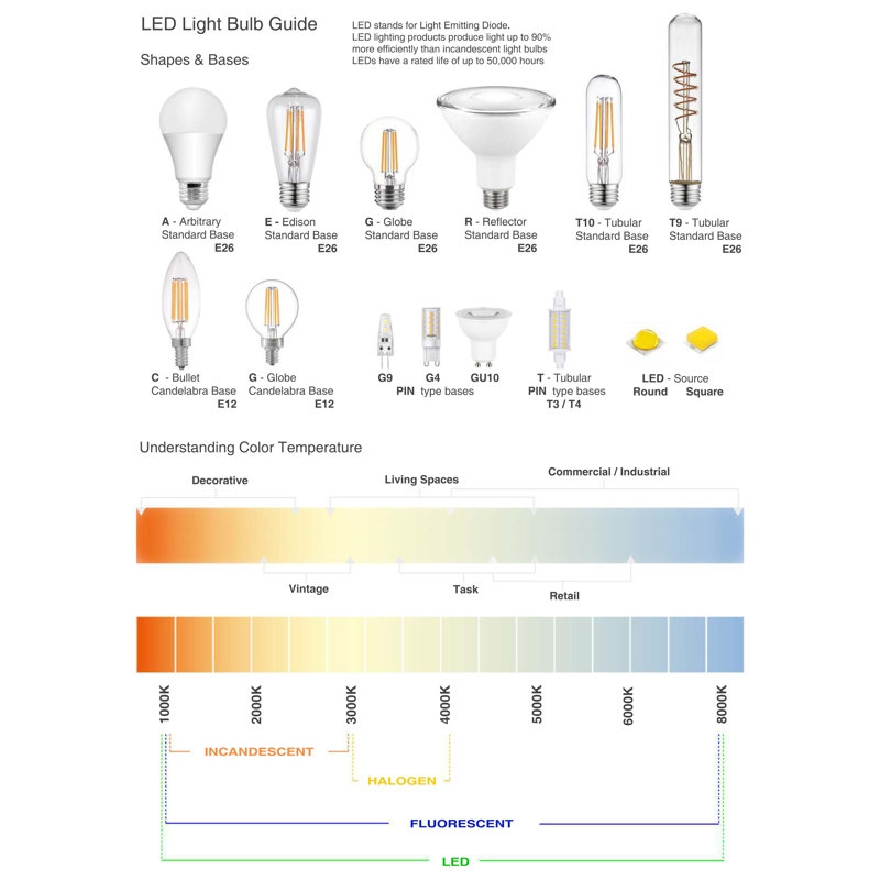 Black Cylinder LED Pendant Light with Transparent Glass Shade