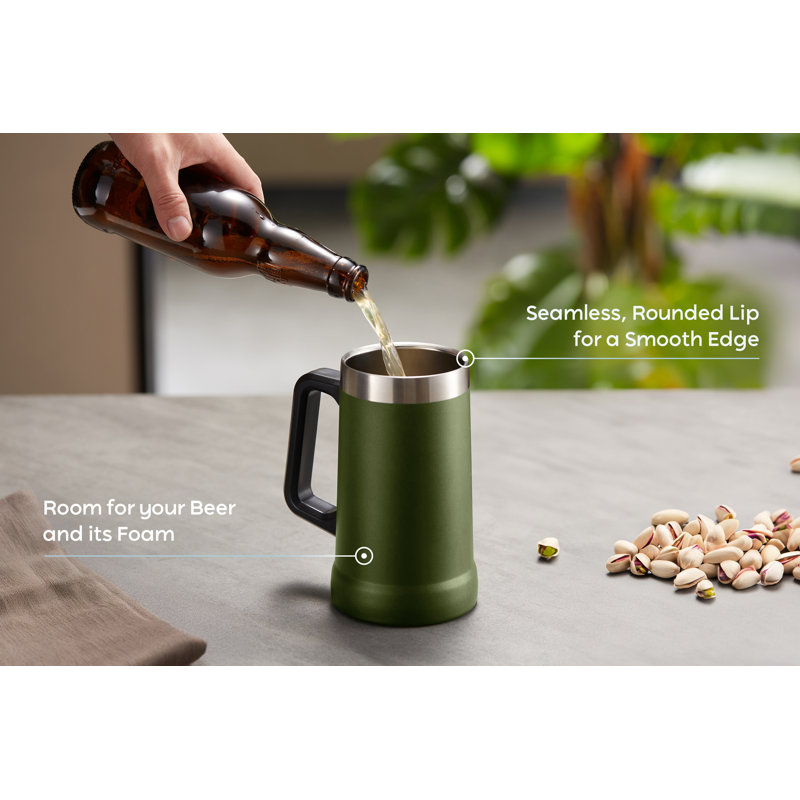 Tasse de camping en acier inoxydable , Vert