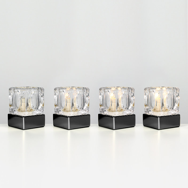Eshleman Standard Table Lamp, Black Chrome