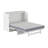 Tucson Wood Murphy Bed Chest with Storage Drawer, Built-in Charging station and Mattress-73206069-73206070