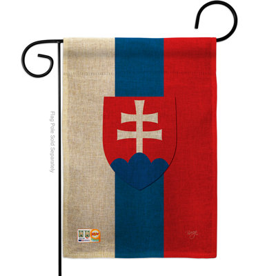 Double Sided 18.5'' H x 13'' W Burlap Garden Flag
