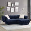 87.9Cm Wide Velvet Square Footstool Ottoman-144811650