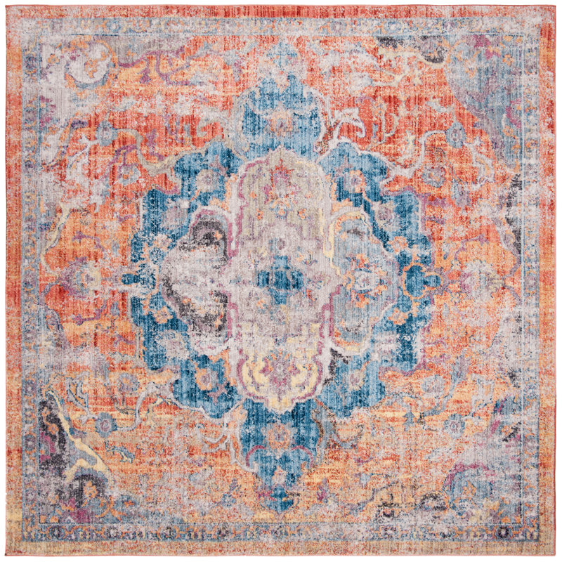 Jehanne Performance Oriental Rug, Square 7'