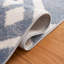 Tapis lavable Blair 228 bleu / ivoire-660087238