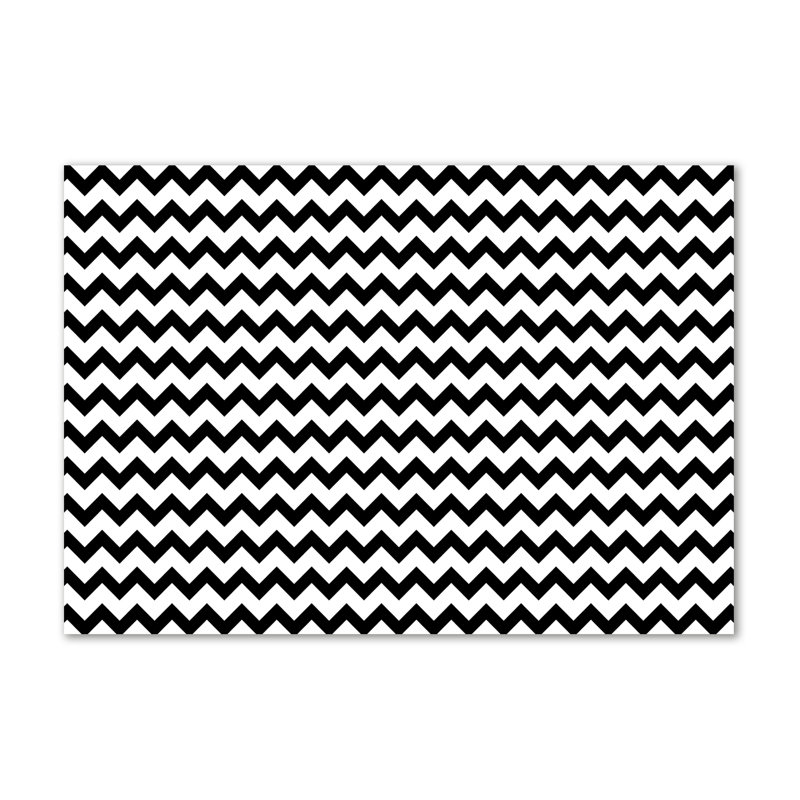 Zigzags - Wrapped Canvas Print