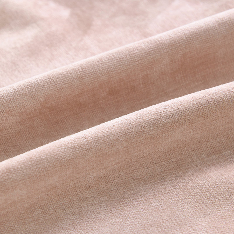 Housse de coussin en chenille flammée douce et texturée, Rectangular 12"H x 20"W, Rose