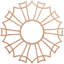Médaillon de plafond en bois Augustus-63412094-63412104