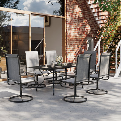Ensemble repas pour patio 4 personnes Bhairavi