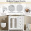 Meuble-lavabo 36 po avec plateau en céramique