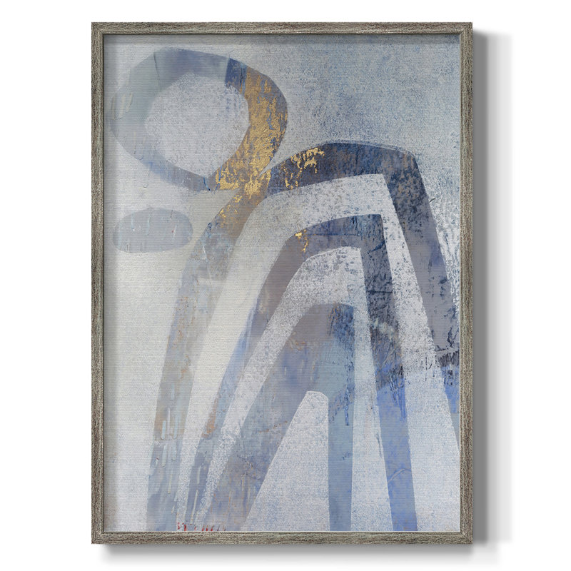 Linx IV Framed Print - Solid Wood, 11" H x 9" W