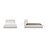 Ares Queen Bed in Froth White Boucle