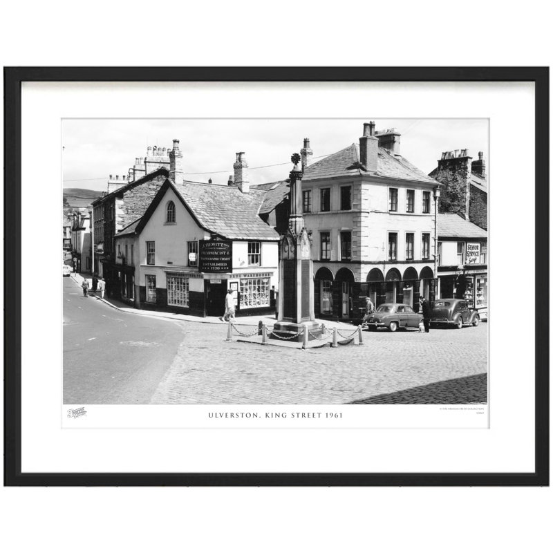Ulverston, King Street 1961 - Single Picture Frame Print, 28cm H x 36cm W x 2.3cm D