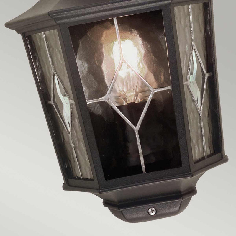 Verdigris Black 35cm H Outdoor Wall Lantern