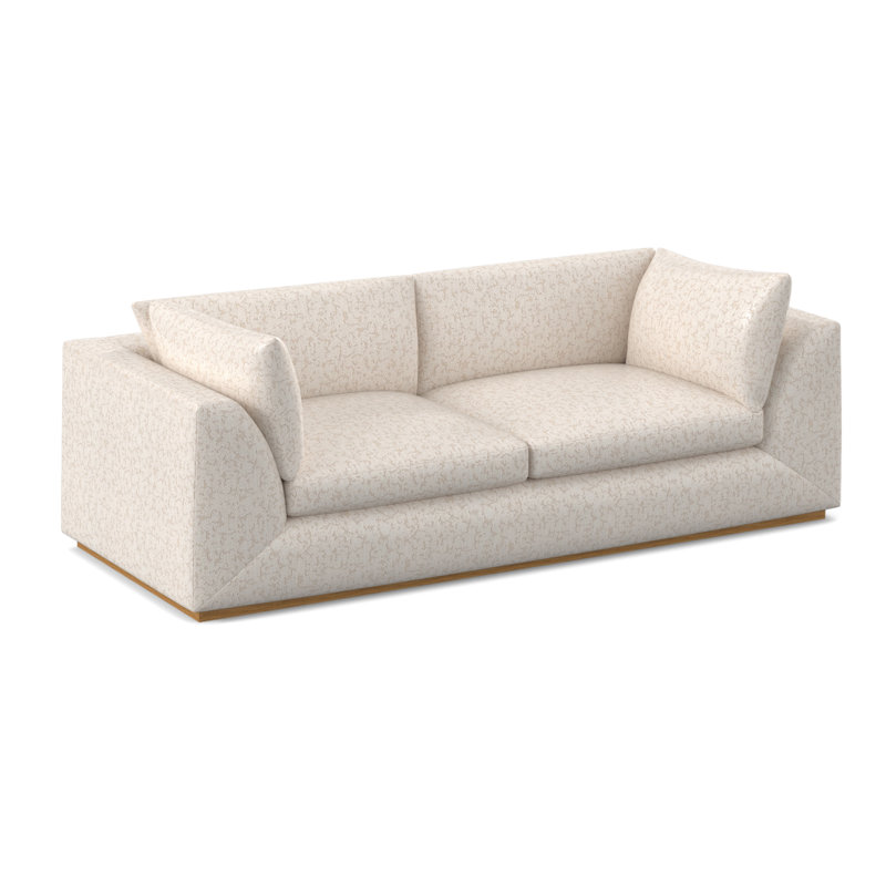 Big Sur Sofa, Amber, Filigree Ivory 100% Polyester