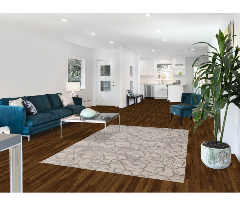 Tapis indien moderne abstrait