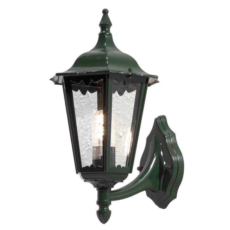 Firenze Outdoor Wall Lantern, Green