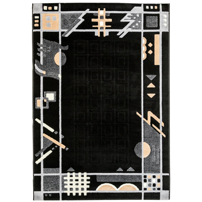 Sartain Abstract Shag Area Rug, Rectangle 120 x 170cm