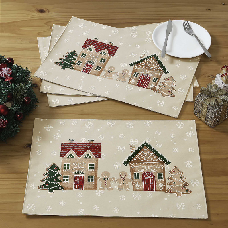 Lekeesha 4-Pack Placemat Set