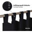 Polyester Blackout Track Insert Curtain Pair