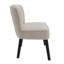 Fauteuil - Élégant pour les petits espaces avec revêtement blanc doux et confortable, style moderne et relaxant