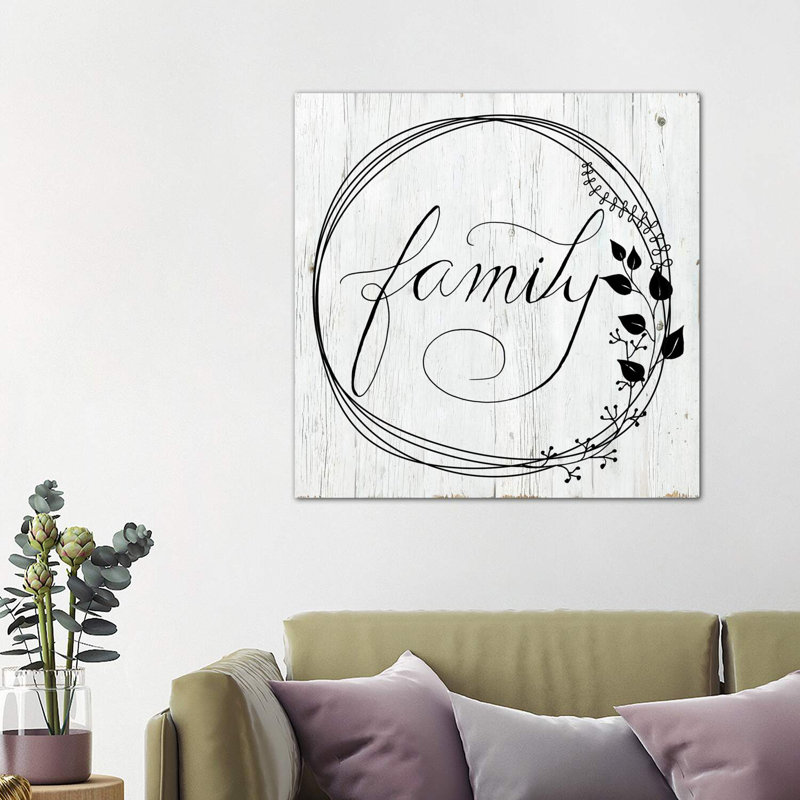 Family by Daniela Santiago - Wrapped Canvas Print, 93.98 cm H x 93.98 cm W x 1.91 cm D
