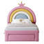 Lit tapissier, lit plateforme avec tiroir de rangement Princess