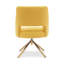 Fauteuil pivotant rembourré Breann-93705353