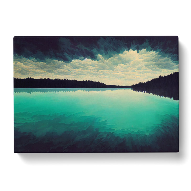 Forest Lake - Wrapped Canvas, 40cm H x 60cm W x 3cm D
