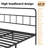 Zahmaria Metal Open-Frame Bed-893684317