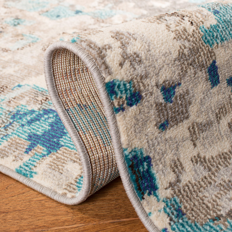 Mayne Abstract Hand Woven Area Rug, Rectangle 122 x 183 cm