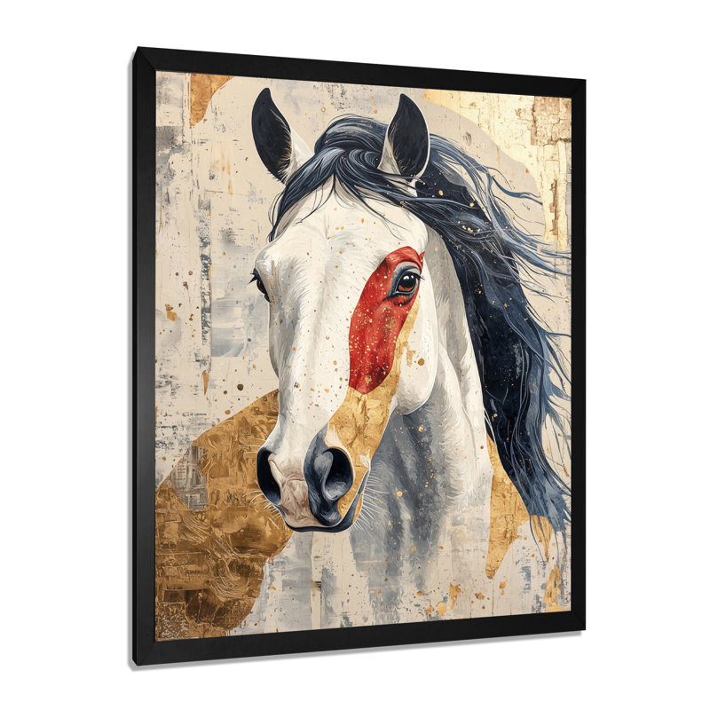 Markez - animaux, impressions sur toile, H 20 po x l 12 po, Reproduction encadrée d'une seule photo, Noir