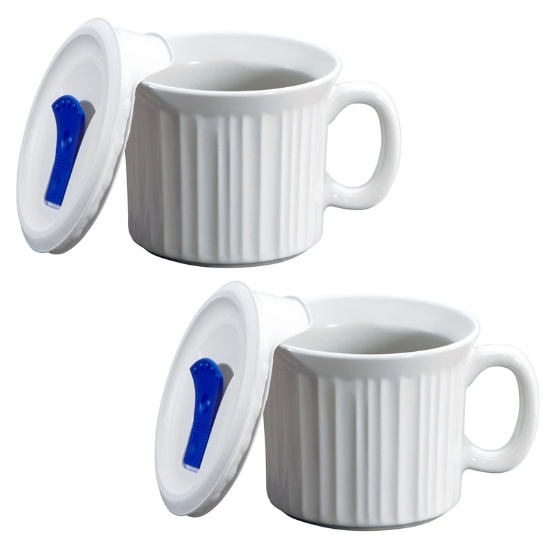 Ceramic Soup Mug, French White