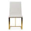 Chaise d'appoint rembourrée en blanc Chrishelle-1378568589