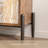 Retro Hand-carved Solid Wood Accent Cabinet