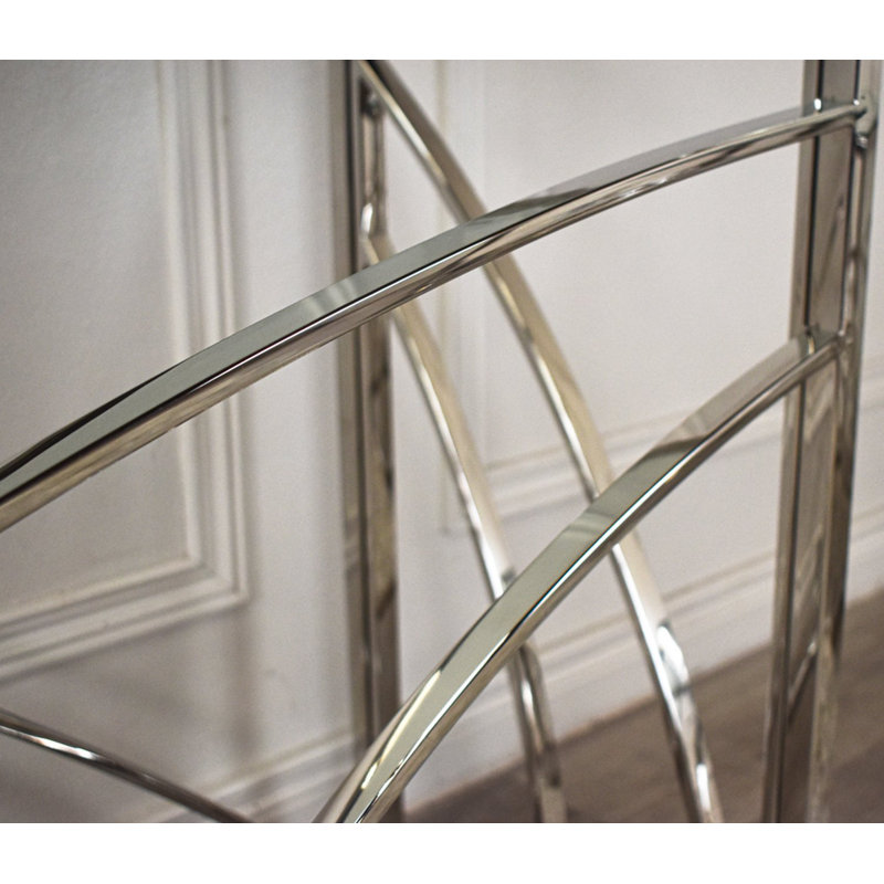 Ashlund 120cm Glass Top Console Table